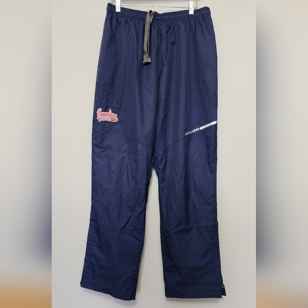 Bauer Canadians Edmonton Track Pants with lining Size Large